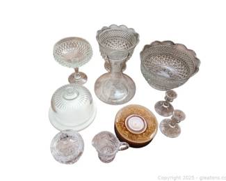 Miscellaneous Crystal and Glass Lot