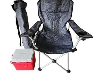 Camp Chair and Cooler