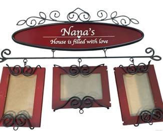 Nanas House is Filled with Love Frame