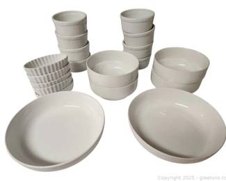 White Ceramic Dinnerware