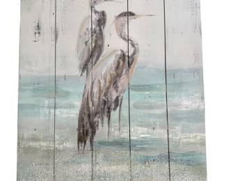 Textured Art on Wood