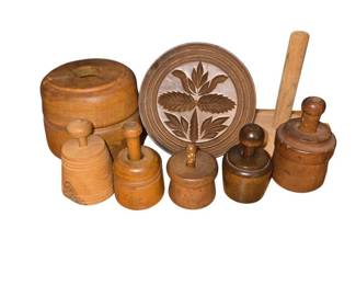 Collection of Butter Mold and Presses