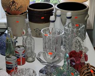 Crocks, Fenton baskets