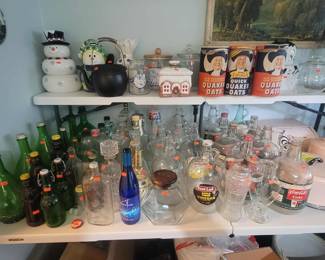 Coca Cola syrup jugs, cookie jars