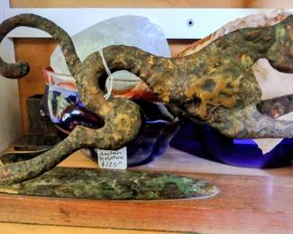 Bill Lett Panther Sculpture, signed