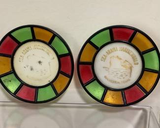 Vintage closed down Sea-Arama trays