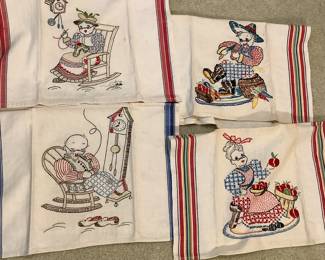 Cross Stitch tea towels