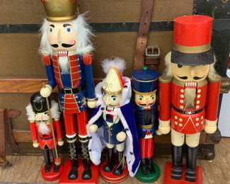 Nutcrackers, tallest 2 ft tall