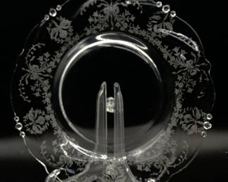 Heisey Orchid plates