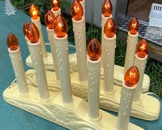 Vintage Christmas Candelabras.