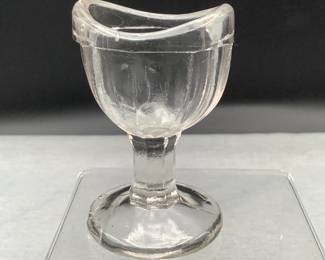 One of 3 eye wash cups, antique