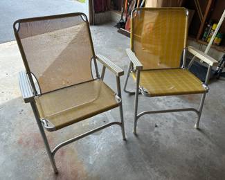 Vintage lawn chairs