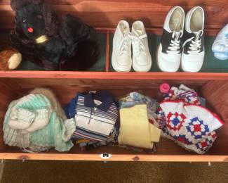 Vintage kids clothing and shoes
