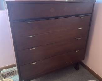 Bassett Furniture MCM tall chest of drawers