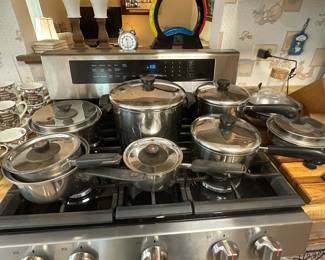 Revere Ware pots and pans