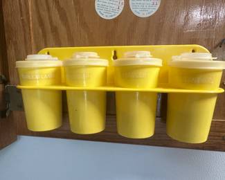 Vintage Tupperware spice rack