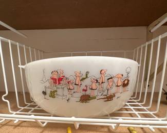 Vintage BC Comics Fire King bowl