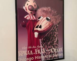 Kukla Fran and Ollie framed poster