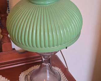Electrified oil lamp