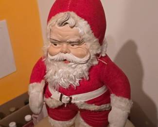 Rubber faced Santa