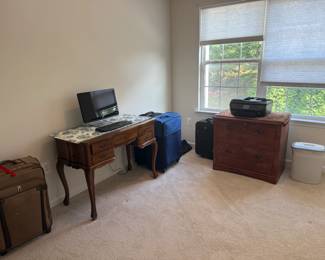 Office Furniture and Suitcases