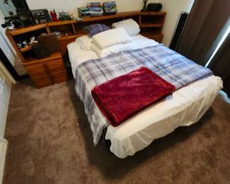 Full size bed, like new mattresses