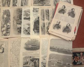 Historic Newspaper & Print Collection – Highest & Best Offer 
Highest & Best Offer due no later than 4:00 PM, Wednesday 9/17.
Incredible grouping of original newspapers and Harper’s Weekly Civil War era prints, including key headlines such as “Kennedy Assassinated,” “Atom City in Ashes – Holocaust in Hiroshima,” and more. 
