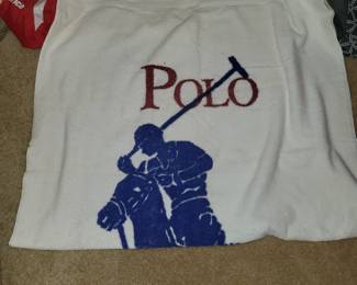 POLO BEACH TOWEL ~ VINTAGE