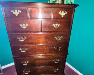 cherry wood chest