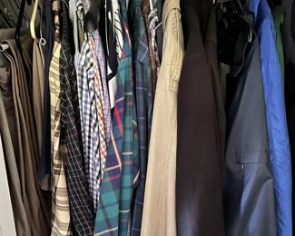 men's shirts and jackets