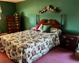 Queen bed and bedroom set