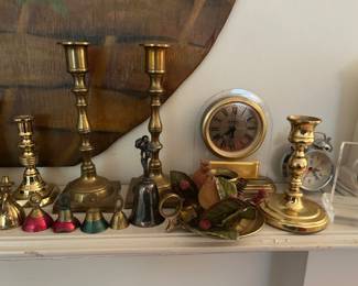 Brass candlesticks