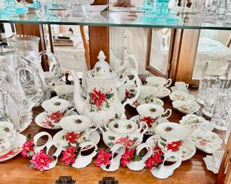 vintage Royal Albert Poinsettia Bone China