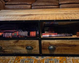 Coffee table with storage