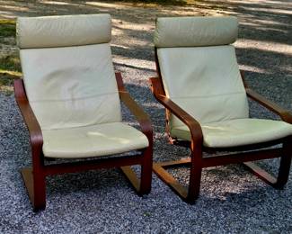 IKEA POÄNG chairs
