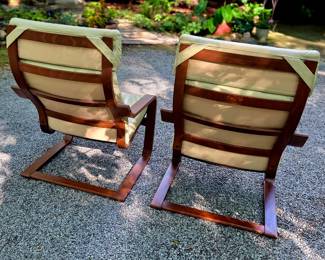 IKEA POÄNG chairs