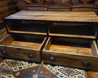 Coffee table with storage