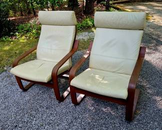 IKEA POÄNG chairs