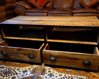 Coffee table with storage