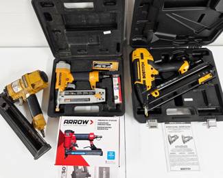 Nailers, 3 Bostitch, one Arrow.