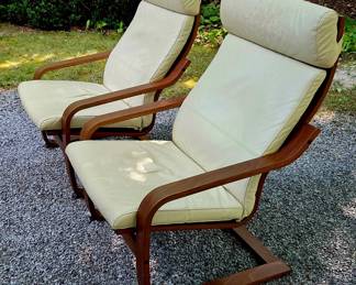 IKEA POÄNG chairs