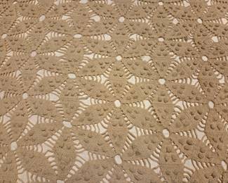 Gorgeous Swedish Popcorn Crocheted Bedspread / Blanket / Coverlet
This beautiful vintage blanket is a treasured heirloom you'll pass on to future generations. It's hard to imagine the number of hours skilled and devoted craftsmen took to create it.