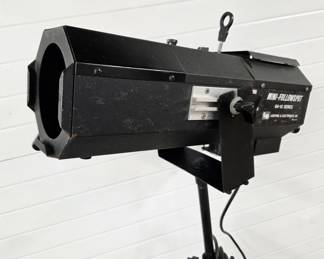 The Mini Follow Spot 64-10 Series is a compact yet powerful stage lighting fixture designed for precision and versatility. With its bright focused beam, smooth manual control, and lightweight build, it’s ideal for theaters, concerts, and events where mobility and professional spotlighting are needed. 