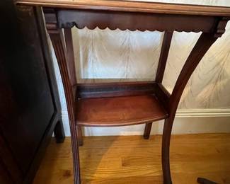 16 Occasional Stand Bottom Shelf 19th Century