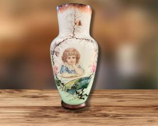 98 Bristol Glass Vase
