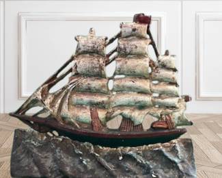 93 Schooner Doorstop