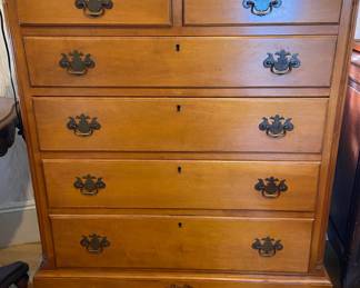 118 Queen Anne Maple Tall Chest