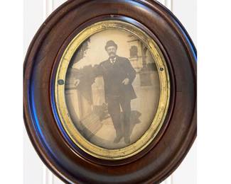 58 Brass Oval Frame