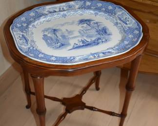 English Imperial Royal Platter & Stand