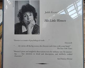 Unopened Signed First Edition of His Little Women by Judith Rossner